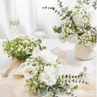 30PCS Flores Artificiales Gypsophila Para Boda Decoración De Hogar Y Fiesta Falsas Flores De Plástico Para Centros De Mesa Y Decoración De Habitaciones - details 3