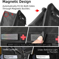 Bolsa De Sillín Para Motocicleta Rhinowalk Capacidad Grande 13L Con Panel De Soporte Organizador De Almacenamiento Lateral De Libera Rápida - details 12