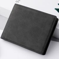 Cartera De Cuero PU Para Hombres Corta Con Portatarjetas Ligera Y Compacta Para Viajes Monedero Móvil Para Jóvenes - details 0