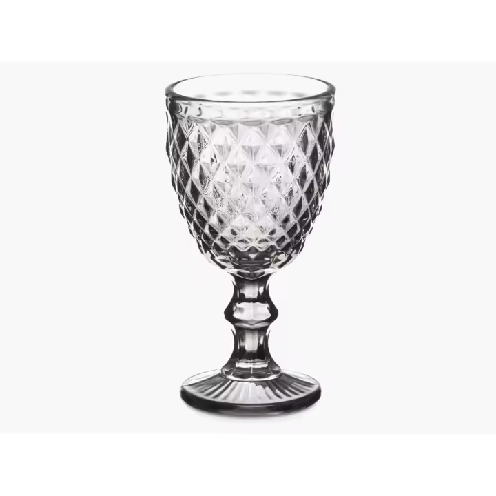 Arte Regal Set 6 Copas de diamante gris 220 ml - 1