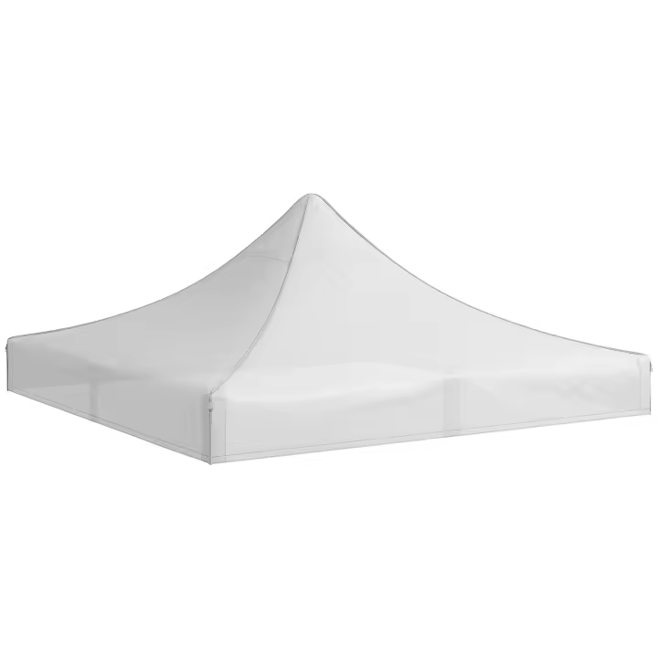 Outsunny Techo de Carpa para Celebraciones 3x3 m Techo de Repuesto para Carpa Plegable de Tela Oxford con Techo Puntiagudo Impermeable y Anti-UV - 1