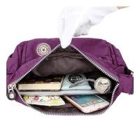 Bolso bandolera de nailon con múltiples bolsillos para mujer, bolso de hombro cruzado, bolso de viaje - details 0
