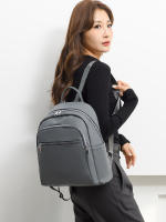 Mochila de viaje urbana sencilla de PU para mujer - details 21