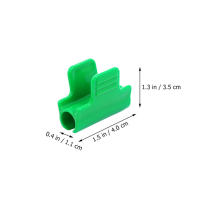 40Pcs Clip De Plástico Para Invernadero Verde Clavos De Cierre Rápido Para Cubierta De Película En Invernaderos Color Verde - details 0