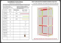 Armario De Piso Montado Minimalista Para El Hogar Con Multicapa Protección Contra Polvo Simple De Montaje Para El Dormitorio Organizador De Ropa - details 14