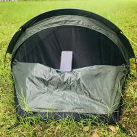 Carpa De Camping Para Un Solo UsUARIO Carpa De Senderismo Al Aire Libre Impermeable Ligera Carpas De Dormir Con Estructura De Domo Material De Aluminio - details 6