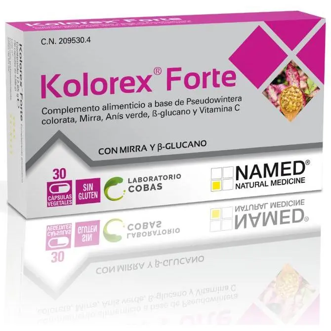 Cobas Kolorex Forte Para Los Hongos 30 Cápsulas - 1