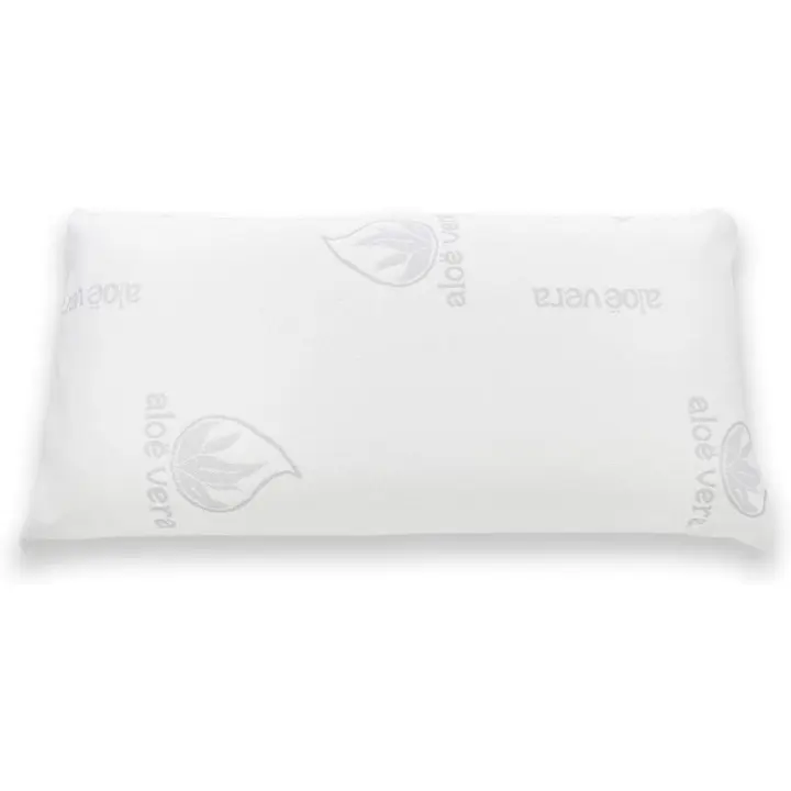 ARISE SHOP-Almohada con núcleo 100% Viscoelástico, Tejido de Aloe Vera,Antiácaros, Antibacterias,cara verano e invierno,Transpirable,70/80/90/105/135/150Cm - 1