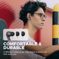 SOUNDPEATS Life3 Auriculares Inalámbricos – Bluetooth 5.3, Micrófono Dual con Tecnología ENC para Llamadas Claras, Cascos Compactos y Cómodos - details 2