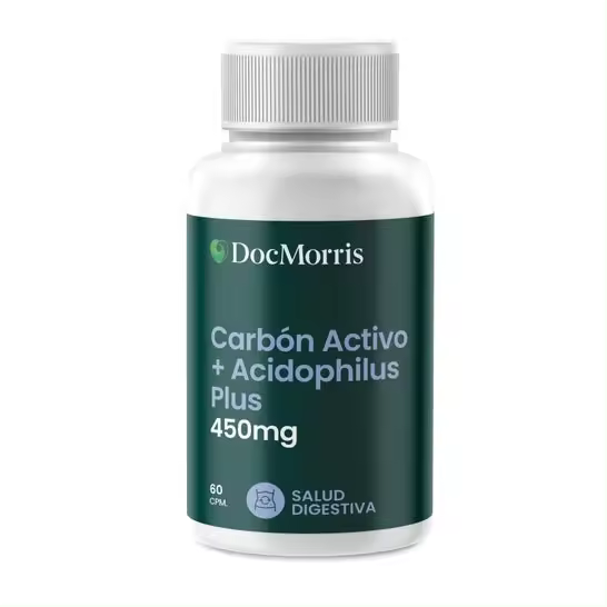 DocMorris Carbón Activo + Acidophilus Plus 60Comp - 1
