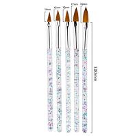 Set De Pinceles Para Uñas 6/31Pcs Diseño De Pincel Para Pintura Dibujo Grabado Puntada Línea Plana Y Ventosa Herramientas De Manicura Para Acrílico Gel UV Y Esmalte De Uñas - details 8