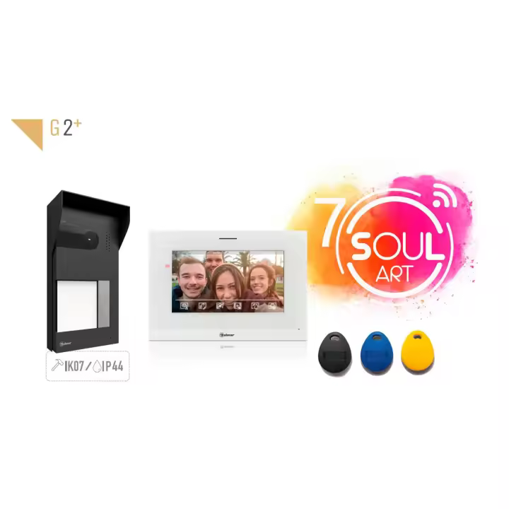 GOLMAR 12205118 Kit de vídeo de 1 línea con desvío Wifi S5110/ART 7W - 1