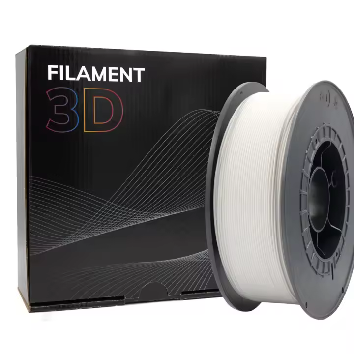 Filamento 3D PLA - Diametro 1.75mm - Bobina 1kg - Color Blanco - 1