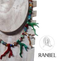 COLLAR CORAL MULTICOLOR Collar de verano. Collar mujer. - details 1