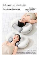 Almohada Ergonómica De Soporte Cervical Ajustable Para Todas Las Posiciones De Sueño Almohada De Memoria Para El Cuello Con Poliéster 100% Uso Diario Y Viajes - details 6