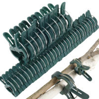 200Pcs Clips Para Fijar Plantes Reutilizables Soporte Para Brotes De Flores Vínculos Vegetales Tomates Suministros De Jardín - details 6