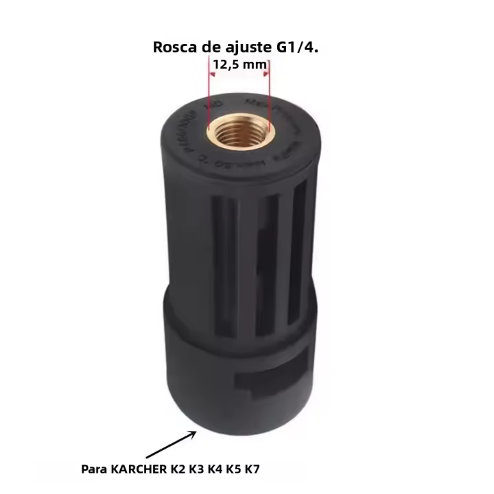 Adaptador De Lavadora De Presión Para Karcher Série K Lança À 1/4 Polegada Convertidor De Arrasto Rápido - 1