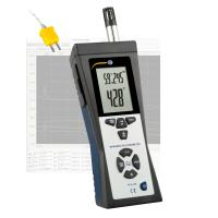 PCE Instruments Higrómetro para determinar la humedad y temperatura ambiental, el punto de rocío, la temperatura de bulbo húmedo y la temperatura superficial PCE-320 - details 0