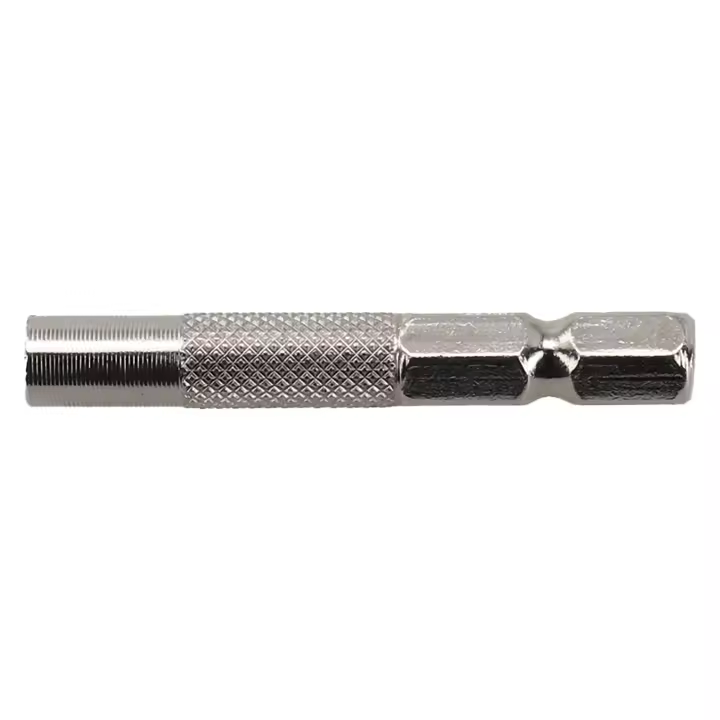 Adaptador De Destornillador 2pcs Hex Shank 6.35mm Insert Bits Adaptador Para Destornillador Eléctrico Soporte De Enchufe De 4mm Herramienta Manual - 1