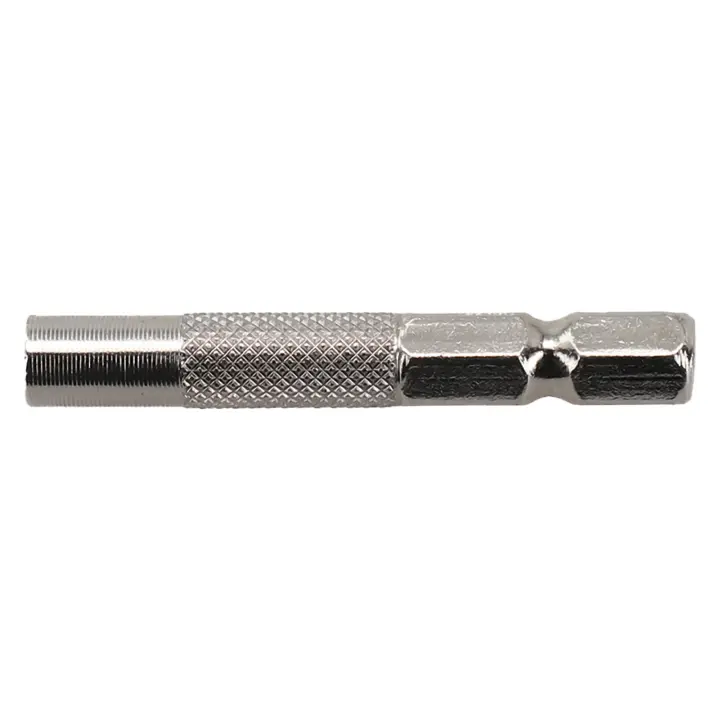 Adaptador De Destornillador 2pcs Hex Shank 6.35mm Insert Bits Adaptador Para Destornillador Eléctrico Soporte De Enchufe De 4mm Herramienta Manual - 1