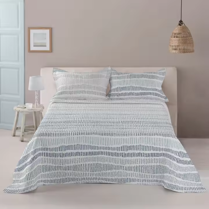 Colcha Bouti Andika Azul Stilia - 1
