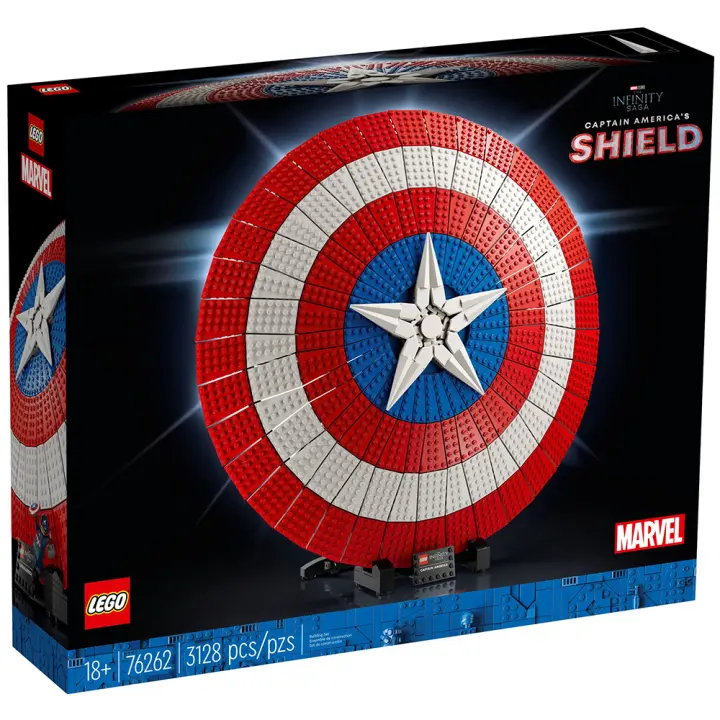 LEGO MARVEL - ESCUDO DEL CAPITÁN AMÉRICA, 76262, TIENDA CON LICENCIA OFICIAL - 1