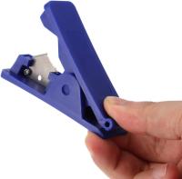 3 piezas cortador de tubo, cortador de tubo de plástico económico caucho de silicona suave PVC PU Nylon herramienta de corte de tubo de plástico herramienta de corte 7,8*2,4*3,5 cm (azul) - details 3