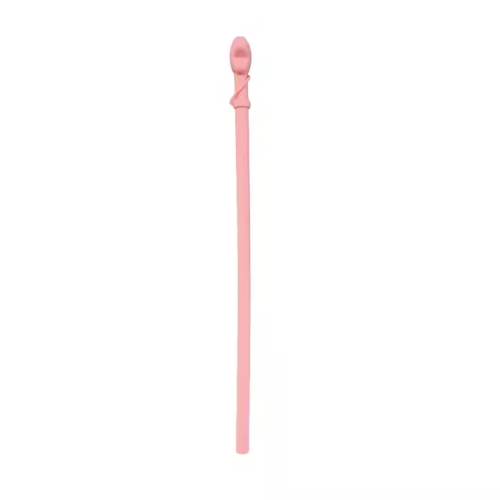 Pajillas De Silicona Con Cubierta De Estrella Larga Para Vaso Accesorios De Fiesta Suministros Eco-amigables - 1