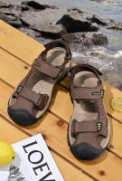 Sandalias De Verano Para Hombre Talla Grande En Cuero Genuino Antideslizantes Con Suela Suave Y Estilo Moderno 38-46 - details 4