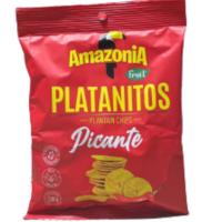 Platanitos Picante Amazonia x 75 gr- Snack de plátano verde con sabor chile picante 🌶 - details 0