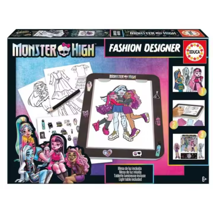 Designer Mesa Diseño Luz Monster High - Educa - 1