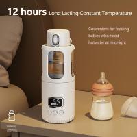 Calentador de leche de control de temperatura, taza de calefacción portátil con pantalla LCD 37 ° C - 55 ° C calentador de agua, para leche materna instantánea, leche de fórmula, 12 onzas de gran capacidad - details 4