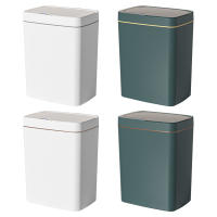 Basurero Inteligente Sensor Automático 15/18L Recargable Silencioso Para Cocina Baño Dormitorio Basura Canasta Ecológica Rectangular - details 18