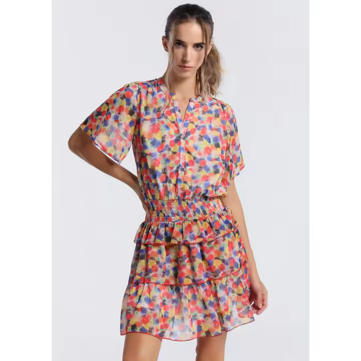 Vestido Corto Vaquero Lois Jeans - Tallaje en Pulgadas - 1