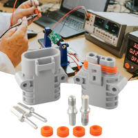 Par De Conectores De Cable Para Pala De Pared 50Amp 600V 6AWG Gris Para Panel Solar Y Equipo De Elevación Envío Gratis - details 7