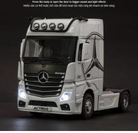 Modelo De Camión Mercedes-Benz ACTROS 1:36 Con Sonido Y Luz Coche De Acción Para Niños Juguete Colección C209 Metal Sin Batería - details 7