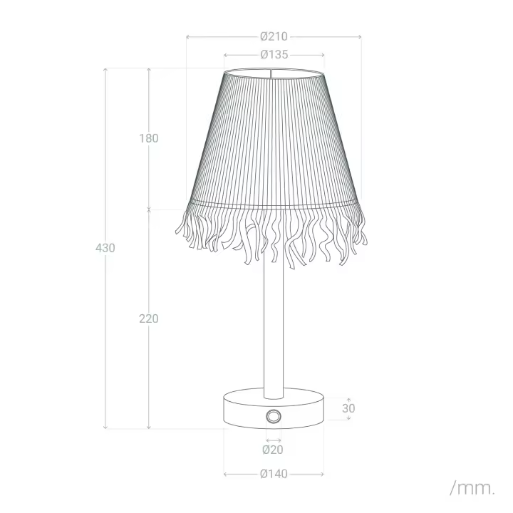 Ledkia Lámpara de Mesa LED Pórtatil Madera con Batería USB Recargable Soure Natural - 1
