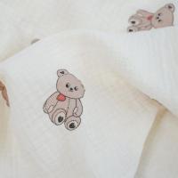 SPEIRA Manta de Gasa de Oso para Bebe, Manta de Diseños animados para niños, Manta para dormir la siesta - details 9