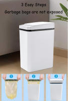 Basurero Automático De Cocina 12L Con Sensor De Movimiento Cubierta Impermeable Basurero Inteligente Rectangular Para Cocina Y Dormitorio - details 6