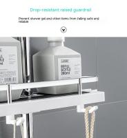 Estante De Baño Sin Perforar Soporte Para Cabezal De Ducha Y Gel De Ducha Almacenamiento Organizador De Artículos De Higiene Personal - details 2