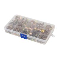 Kit De Herramientas Metálicas Para Tornillos De Tubo De 6-22mm 115 PCS Clavija De Resorte Galvanizada Para Agua Y Gas Herramientas Estándar Para Plomería - details 1