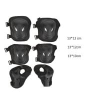 Juego De Protecciones Para Codos Rodillas Y Muñecas Para Hombres Y Mujeres En Bicicleta Patinaje Skate Air Mesh + PE Shell+EVA - details 1