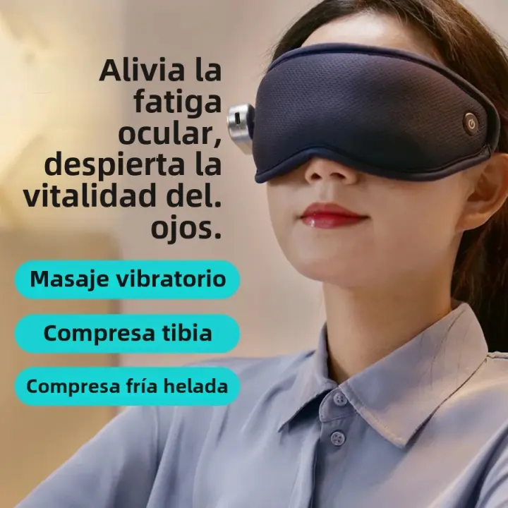 Masajeador De Ojos Inteligente Recargable Inalámbrico Terapia De Compresión De Calor Y Presión De Aire Para Mejorar El Sueño PAKISS - 1