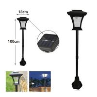 Farol LED Solar Vintage Exterior – Lámpara Solar de Pie con Luz Cálida para Jardín, Navidad y Decoración de Fiestas - Kmt Style - details 1