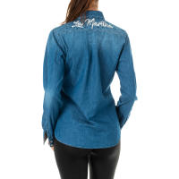 La Martina-Camisa manga larga y cuello de solapa LWC602 para Mujer