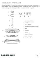 Fabrilamp - Ventilador Dc Esparta Plata 91Ø 72w 6120lm 3asp.desp 3000-4000-6000k Remoto+temporizador+memoria - details 9