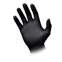 Guantes de nitrilo, negro, sin polvo, Pura comfort Negro - details 1