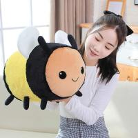 （30cm）Cute Super Soft Bee Plush Doll Toy Kawaii Bee Plush Pillow Cushion Stuffed Animal Doll Halloween Birthday Gift for Kids Boys Girls - details 1