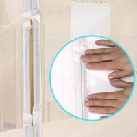 Mosquitera magnética para Puerta de, de Malla Cortina, Junta magnética de arriba a Abajo con Cierres Automático, keeps el aire cool en el interior (80x200 CM, Blanco) - details 1