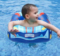 Anillo de natación para bebés, juego acuático para niños, anillo de natación inflable, nuevo anillo de natación para axilas con forma de barco y coche deportivo - details 1